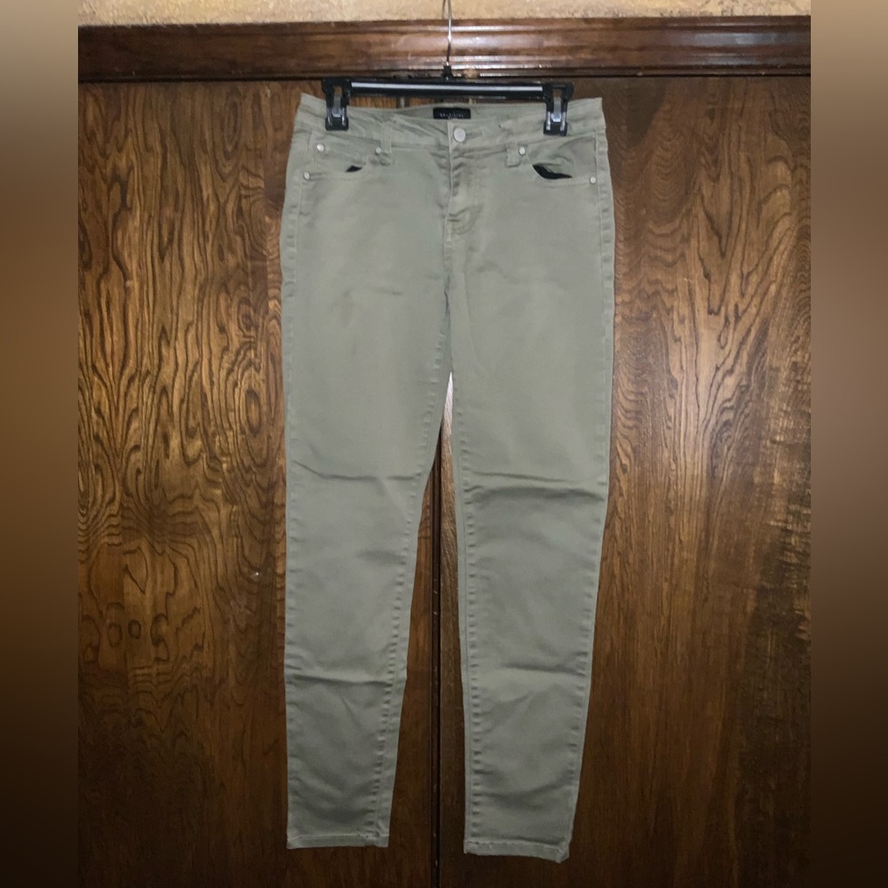Celebrity Pink Olive Green Skinny Pants